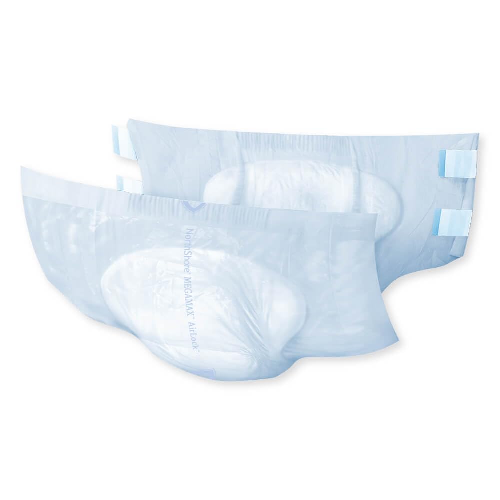 White XL Adult Diapers with Tabs 12 Count N9443