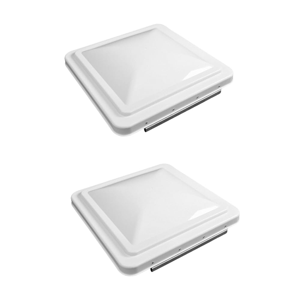 2 PCS 14x14 Inch White RV Vent Cover S934