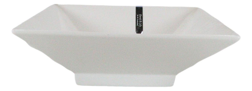 Porcelain Square Bowls 35oz Dishwasher And Microwave Safe J910