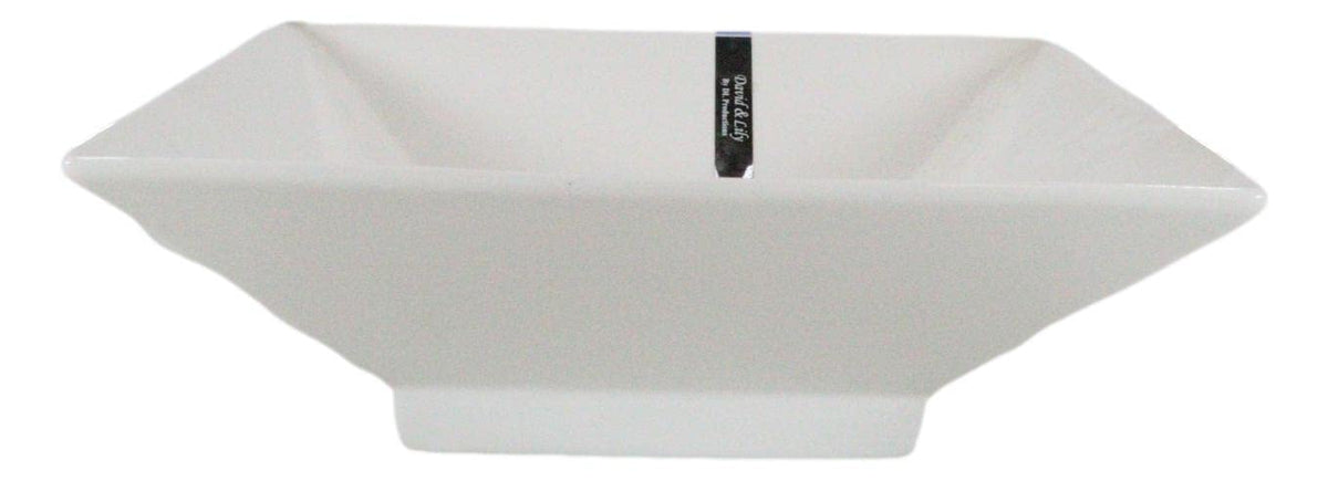 Porcelain Square Bowls 35oz Dishwasher And Microwave Safe J910