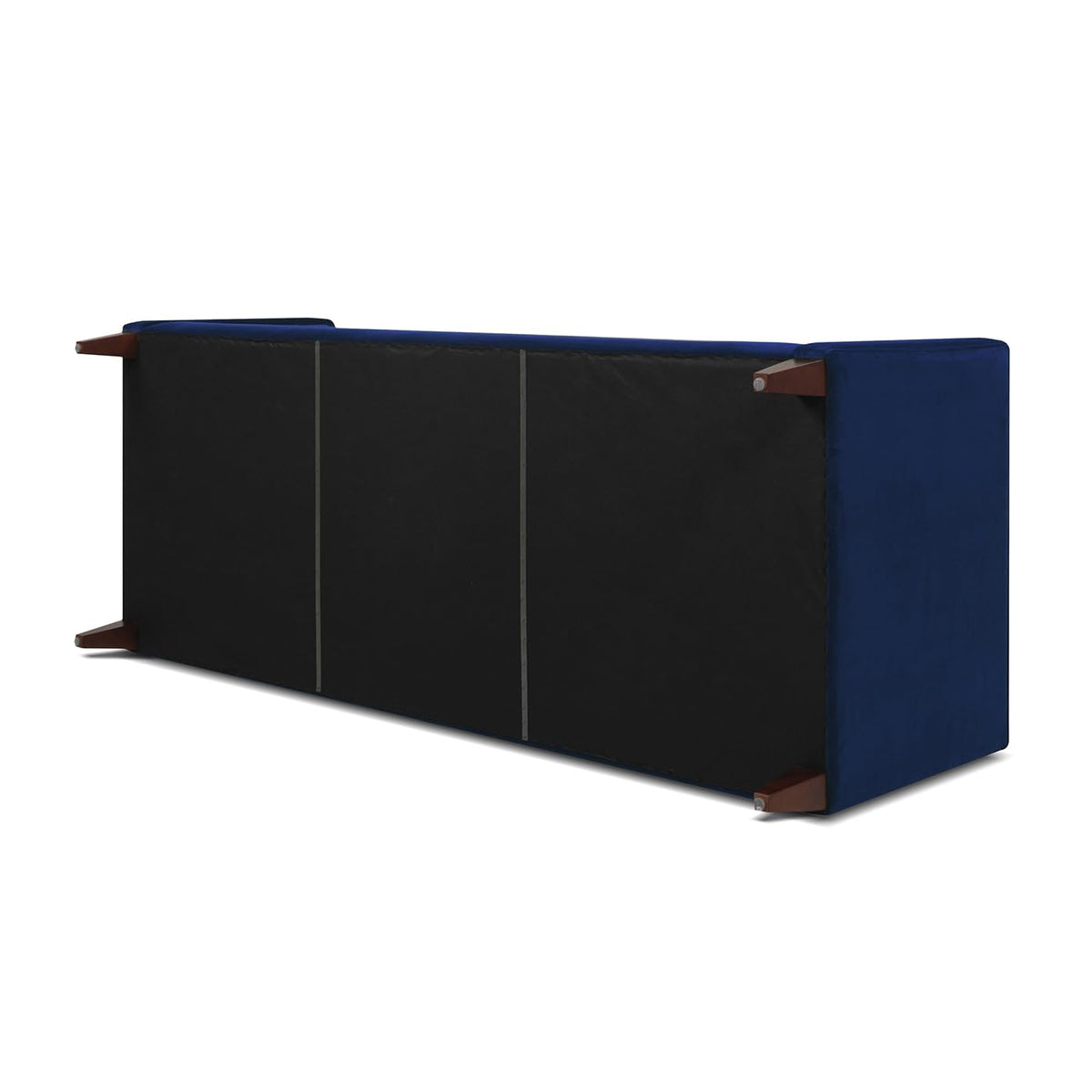 84" Navy Blue Velvet Tufted Sofa E540