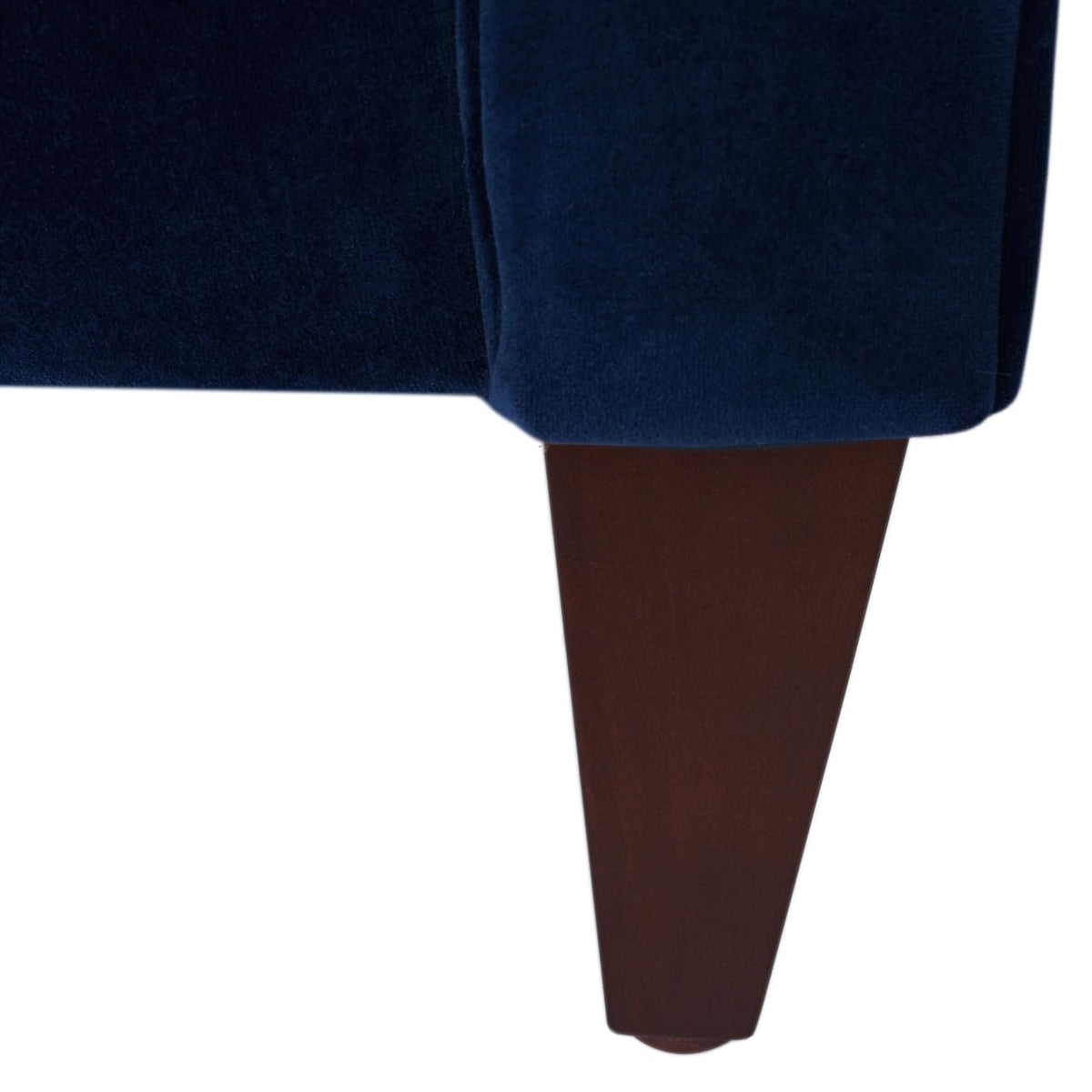 84" Navy Blue Velvet Tufted Sofa E540