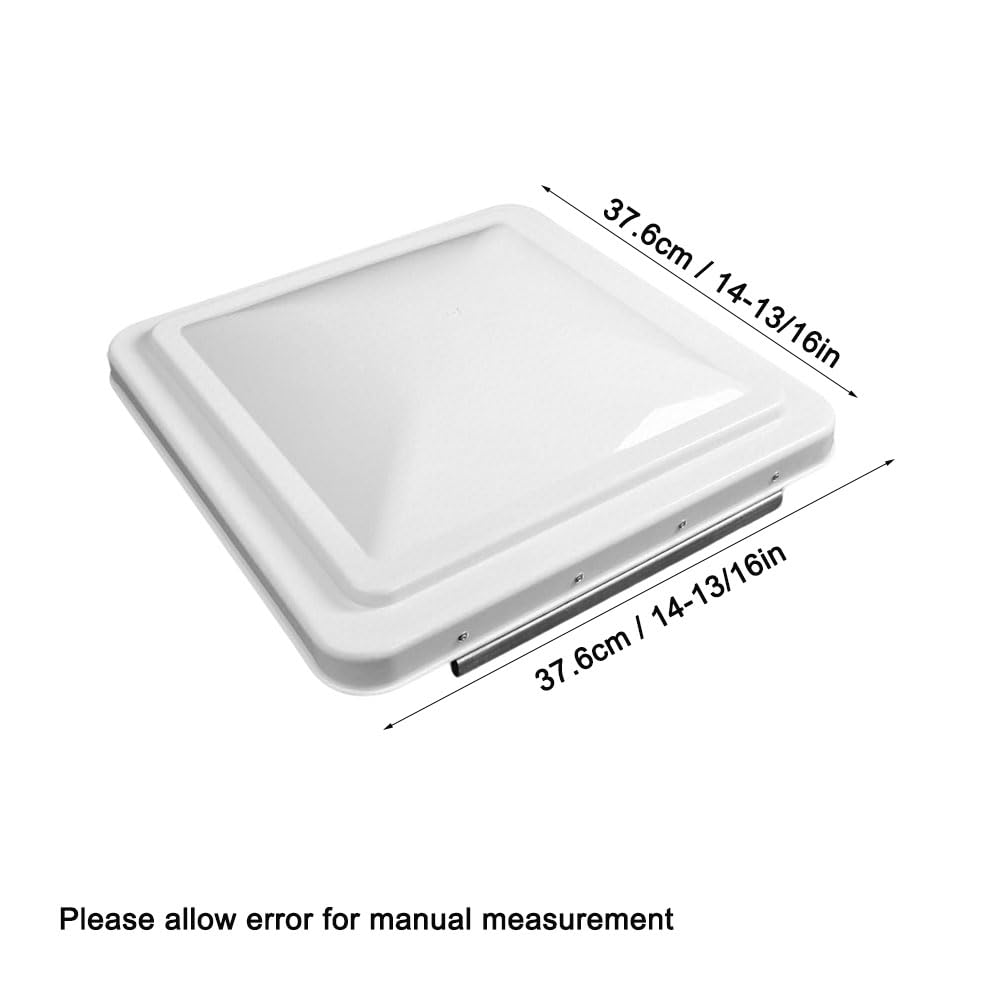 2 PCS 14x14 Inch White RV Vent Cover S934