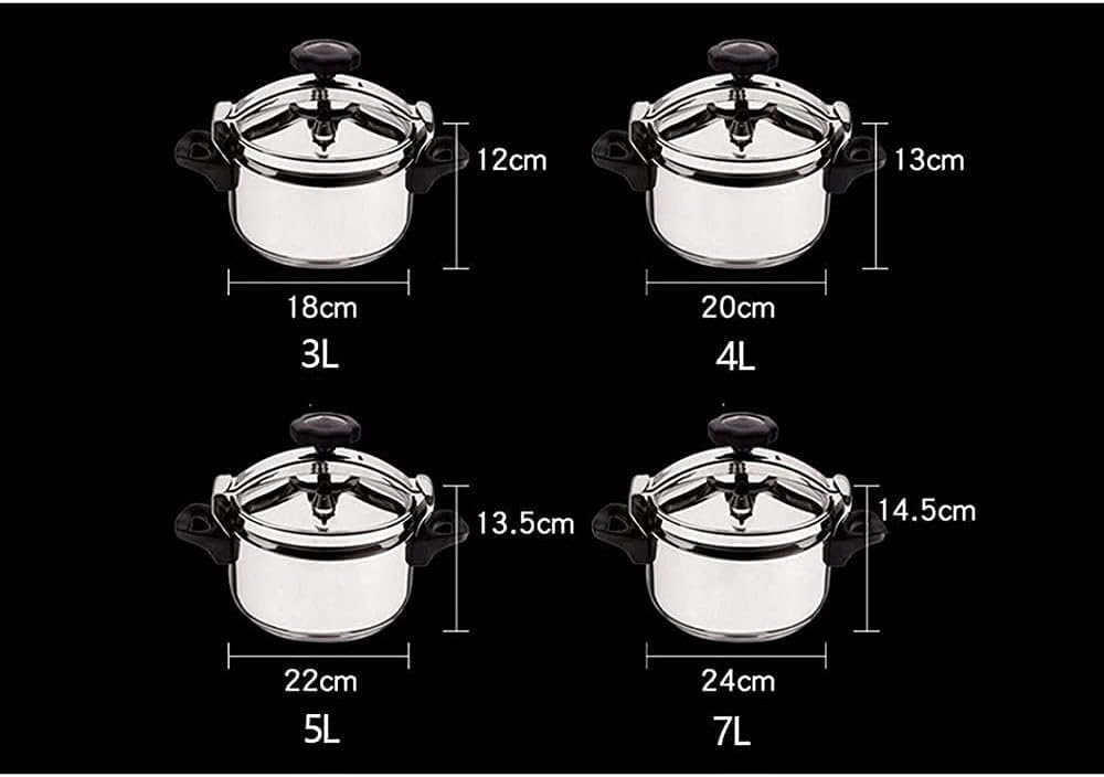 3L 304 Stainless Steel Pressure Cooker O236