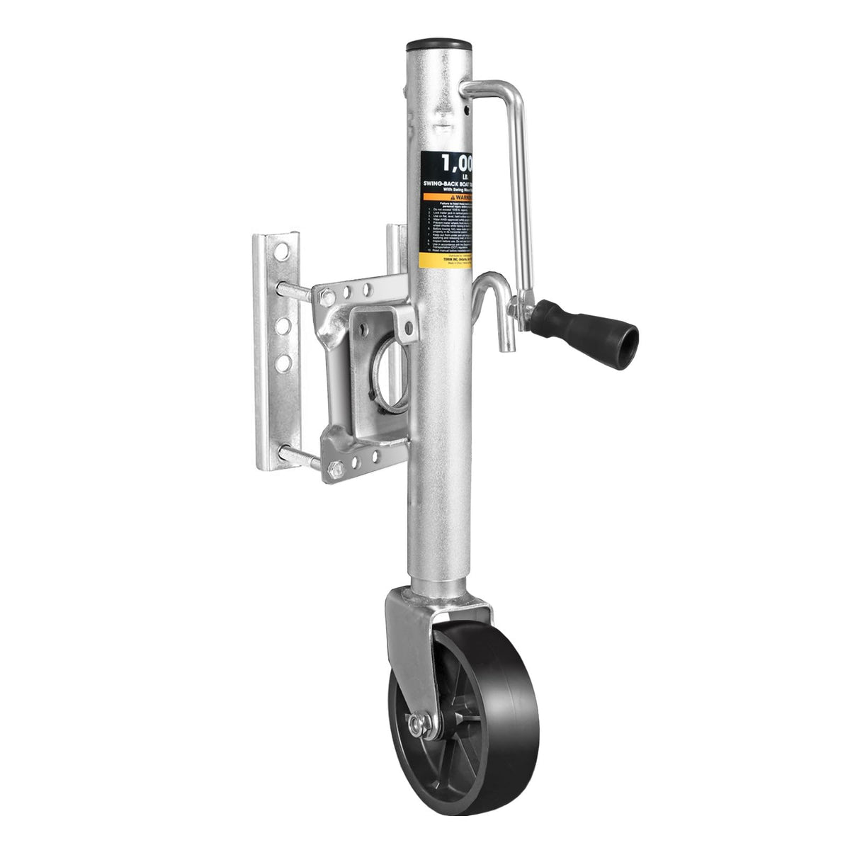 1000 lbs Heavy Duty Swivel Trailer Jack with Wheel W27821