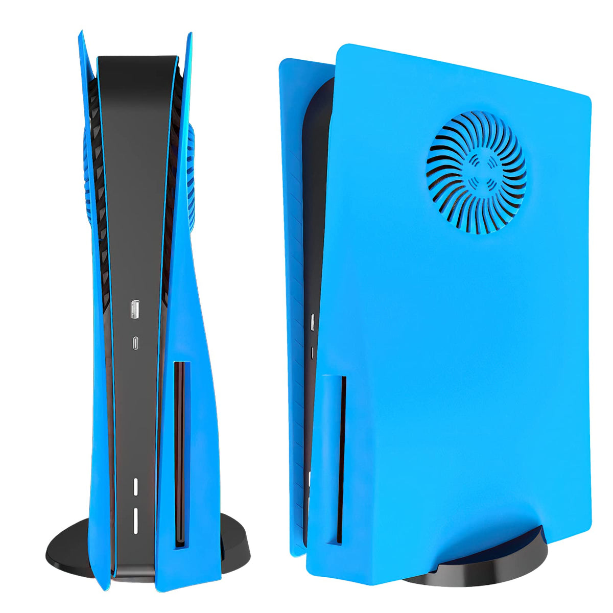 Face Plate Cover Shell with Cooling Vents for PS5 Disc Edition Console (Starlight Blue) R86578
