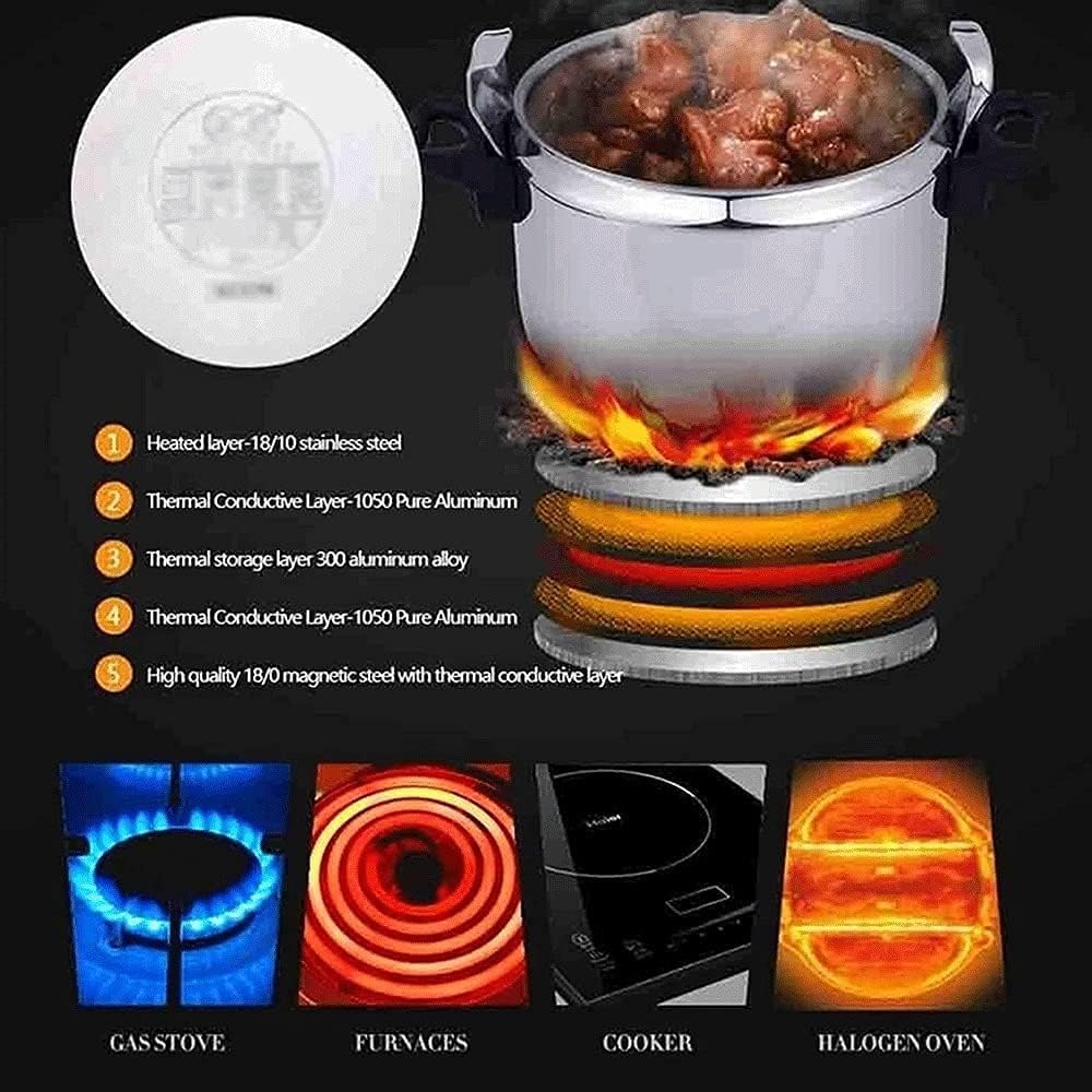 3L 304 Stainless Steel Pressure Cooker O236
