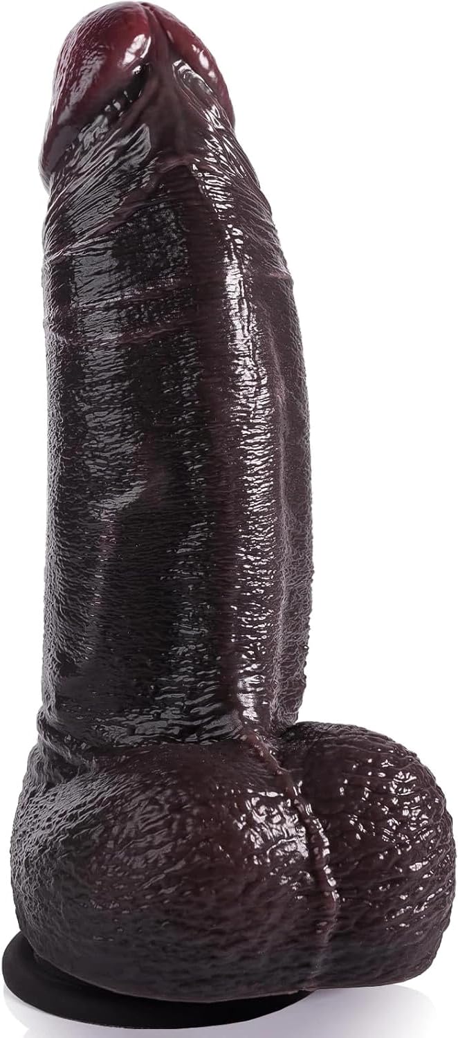 6 Inch Black Curved Dildo with Suction Cup C632