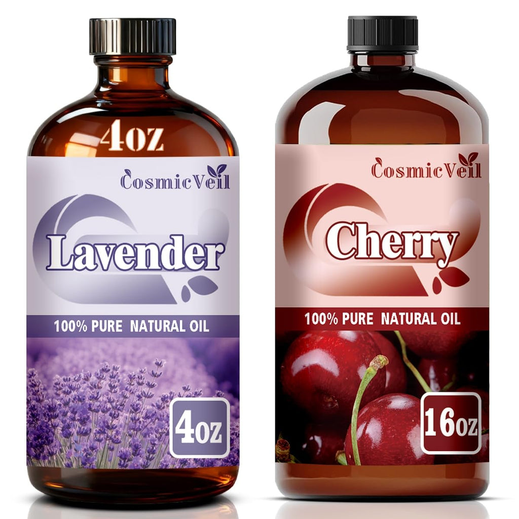 Lavender 4 Fl Oz and Cherry 16 Fl Oz Essential Oil Y232683