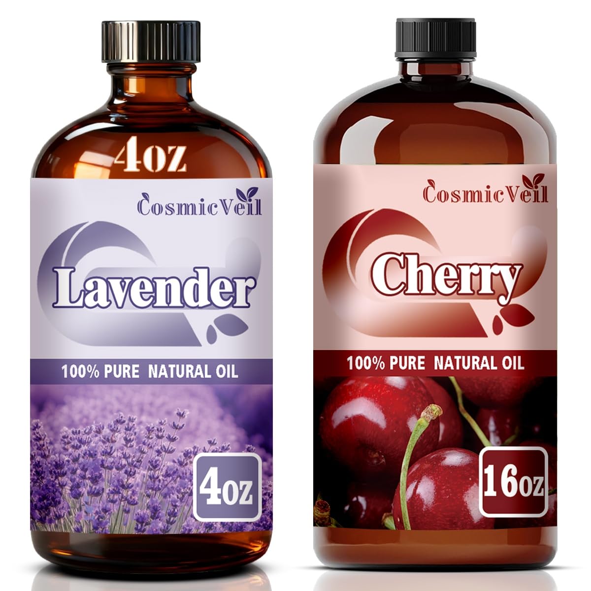 Lavender 4 Fl Oz and Cherry 16 Fl Oz Essential Oil Y232683