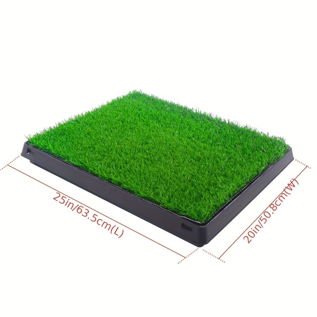 25" X 20" Dog Grass Pad with Tray P383550