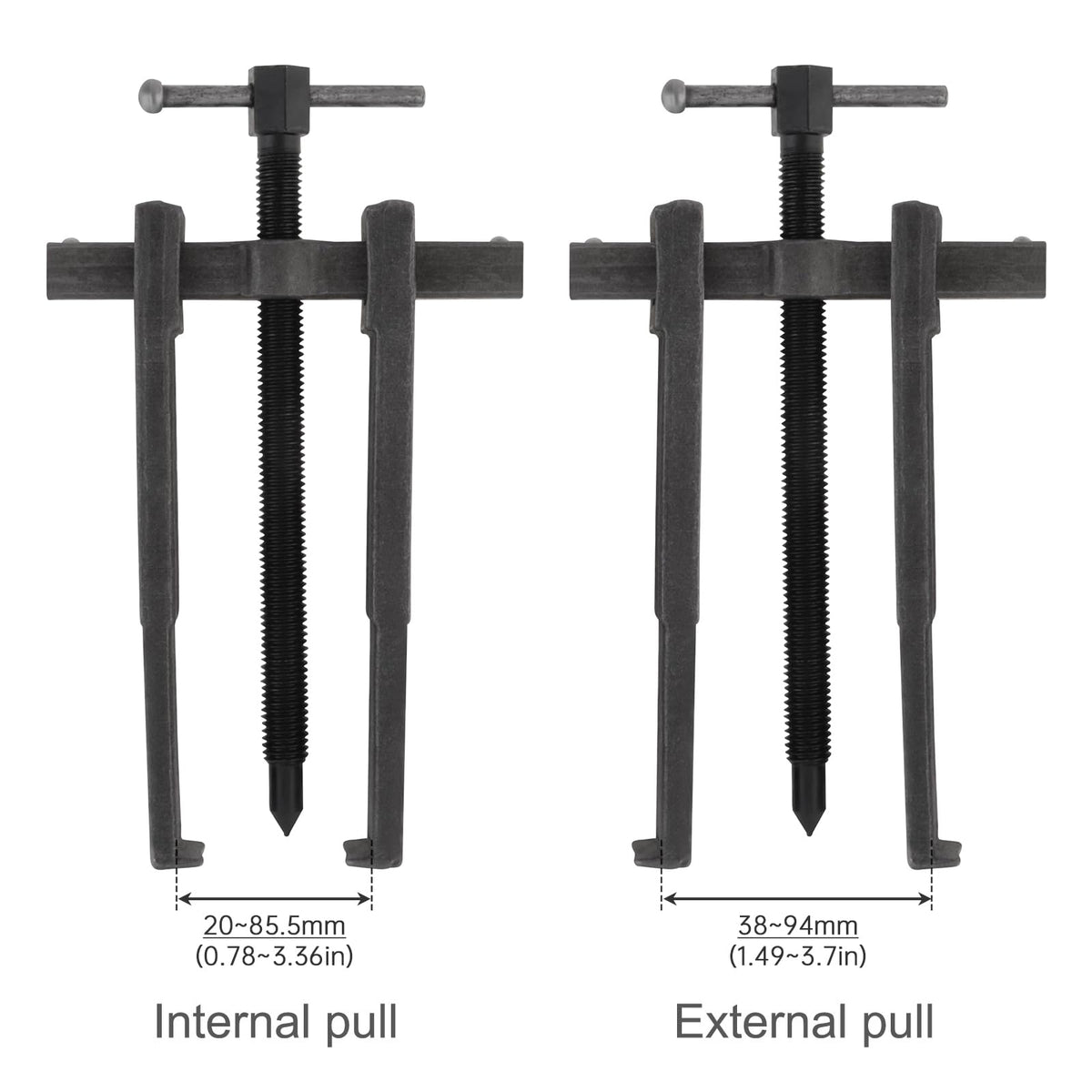 Adjustable Two Jaw Carbon Steel Bearing Puller 8 inch R4275