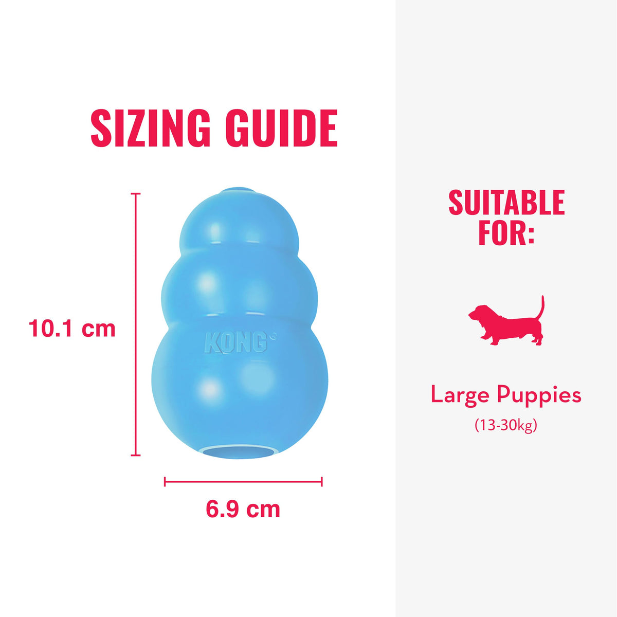 Natural Rubber Dog Toy, Pack of 2 F288
