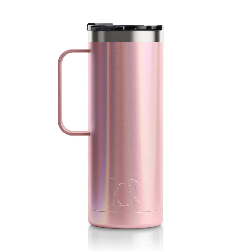 20oz Stainless Steel Insulated Travel Mug with Lid and Handle G687