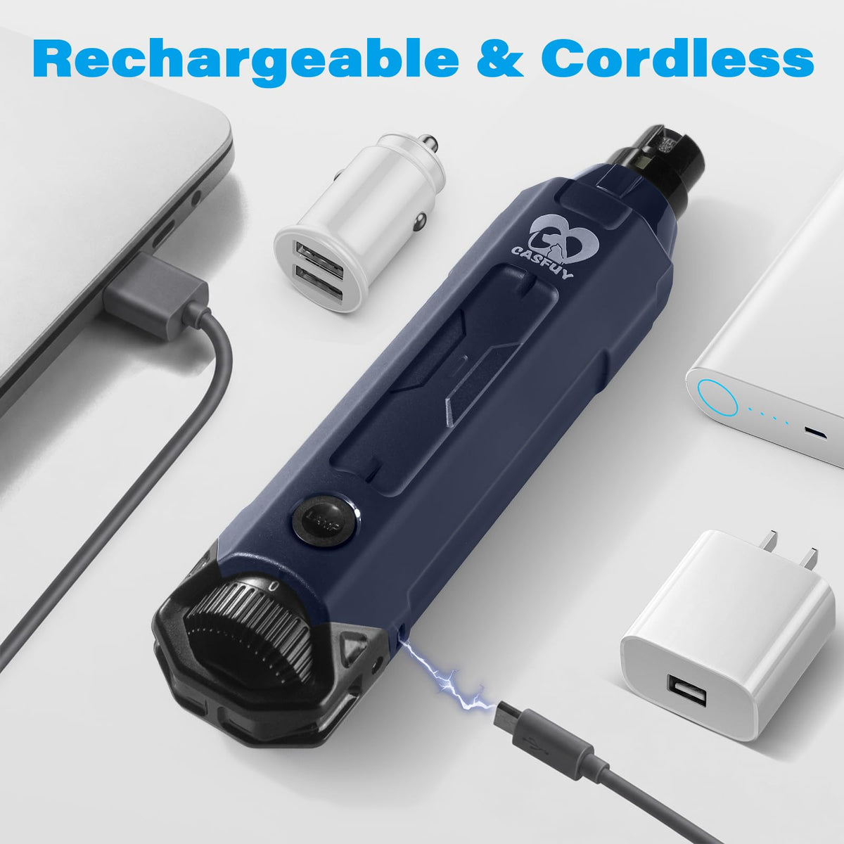 6-Speed Rechargeable Electric Dog Nail Grinder W87908
