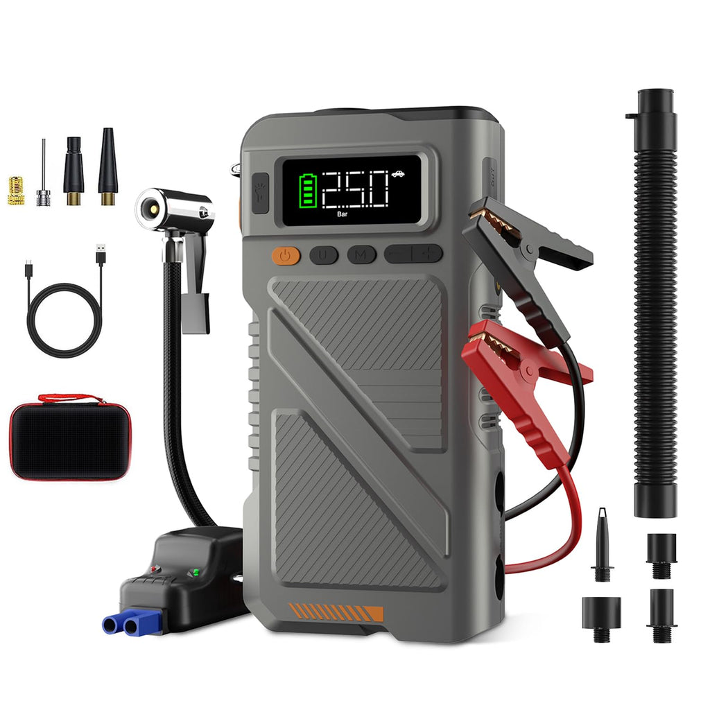 9000A 12V Jump Starter with 150 PSI Air Compressor E4624