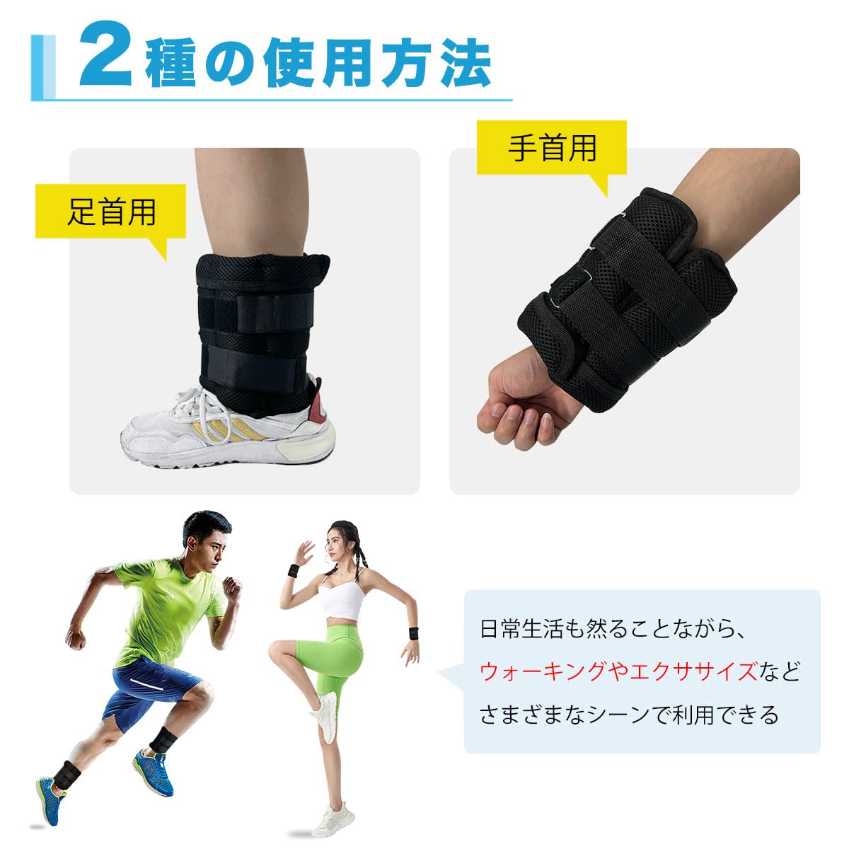 Adjustable Ankle Weights Set of 2 W17287
