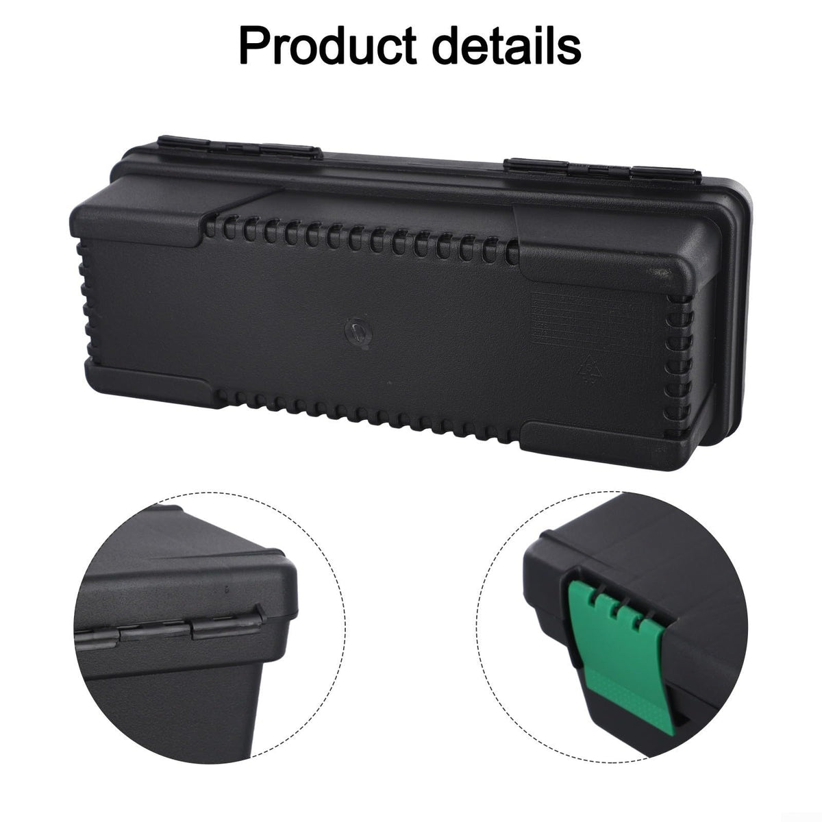 10 Inch Plastic Toolbox with Secure Latch E798860