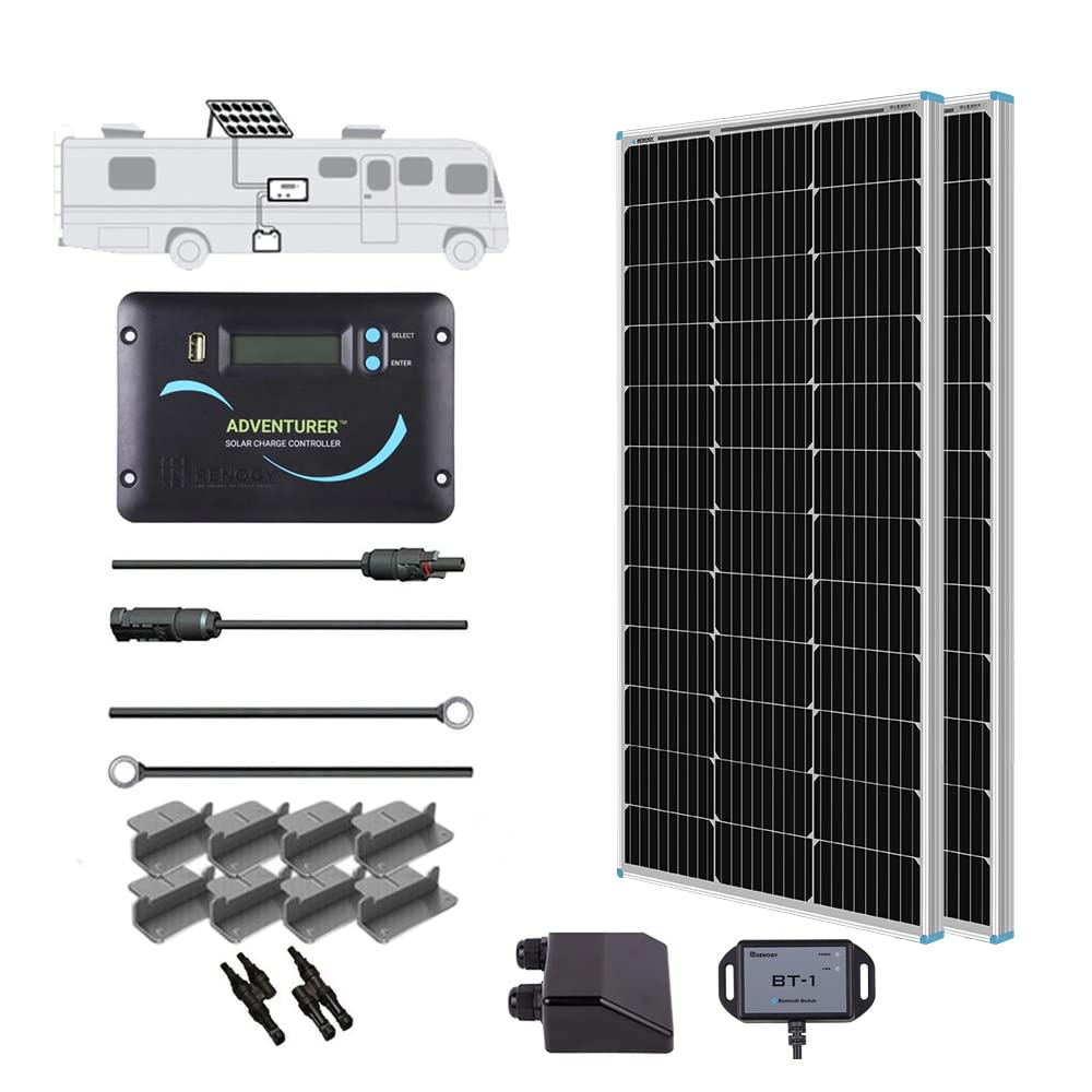 200W 12V N-Type RV Solar Panel Kit with 30A Controller L85190