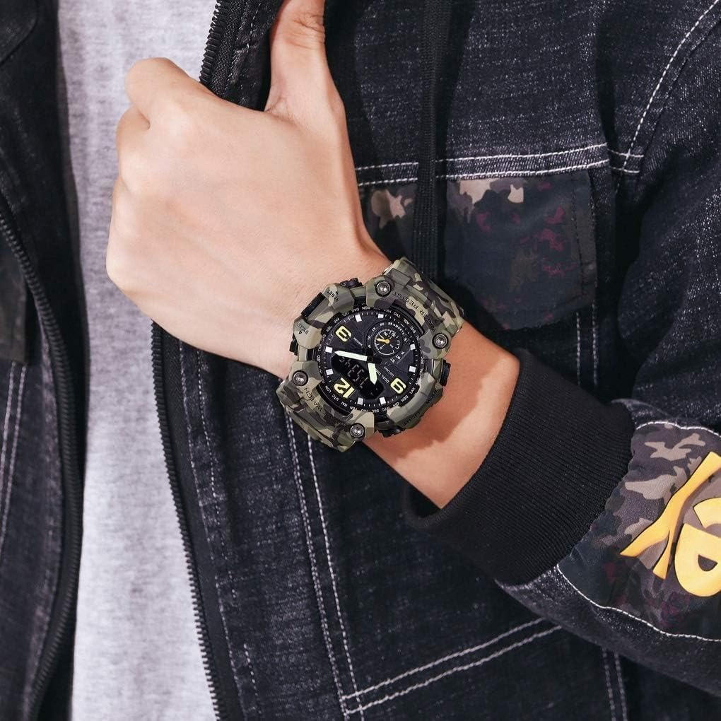 Big Dial Digital Water Resistant LED Mens Watch F952