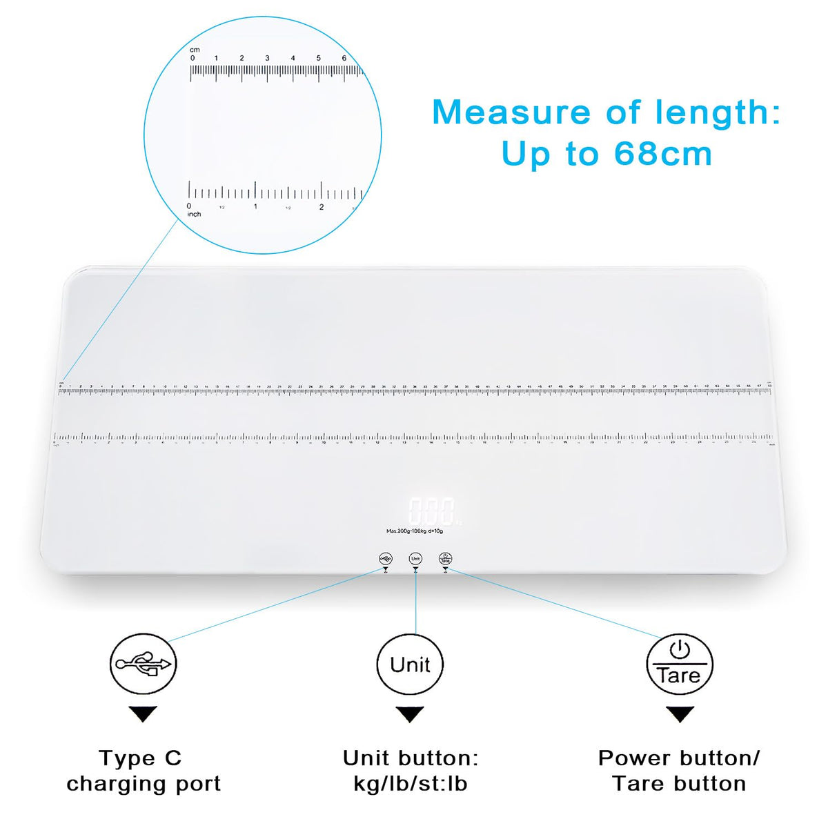 Digital Pet Scale 220lbs R9348
