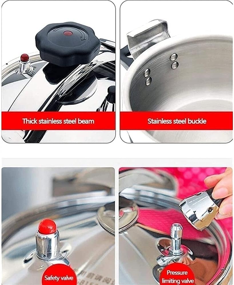 3L 304 Stainless Steel Pressure Cooker O236