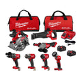 18-Volt Lithium-Ion Brushless Cordless Combo Kit with Two 5.0 Ah Batteries (7-Tool) F4275