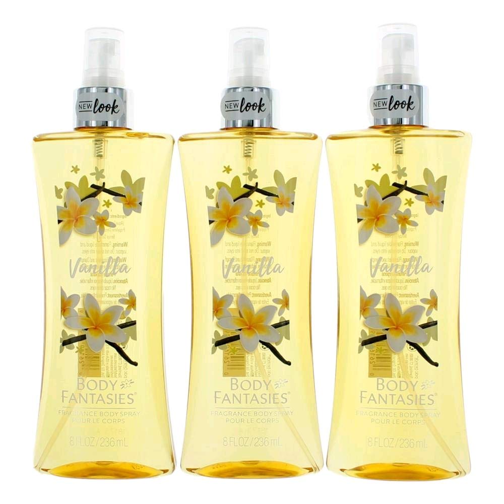 3 Pack 8 oz Fragrance Body Spray N9777