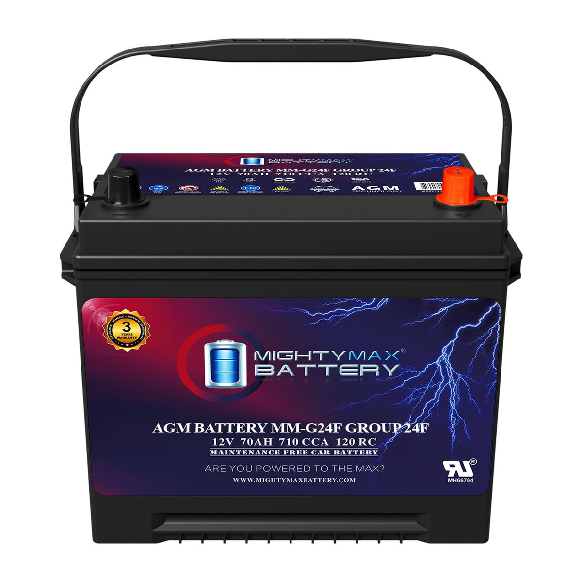 12V 70Ah AGM Replacement Battery K308267