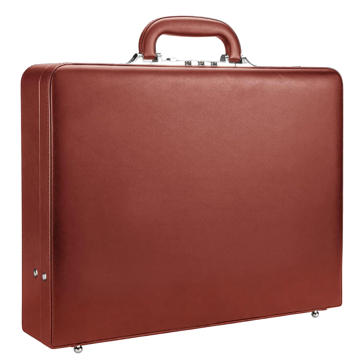 Leather Briefcase with Lock S740