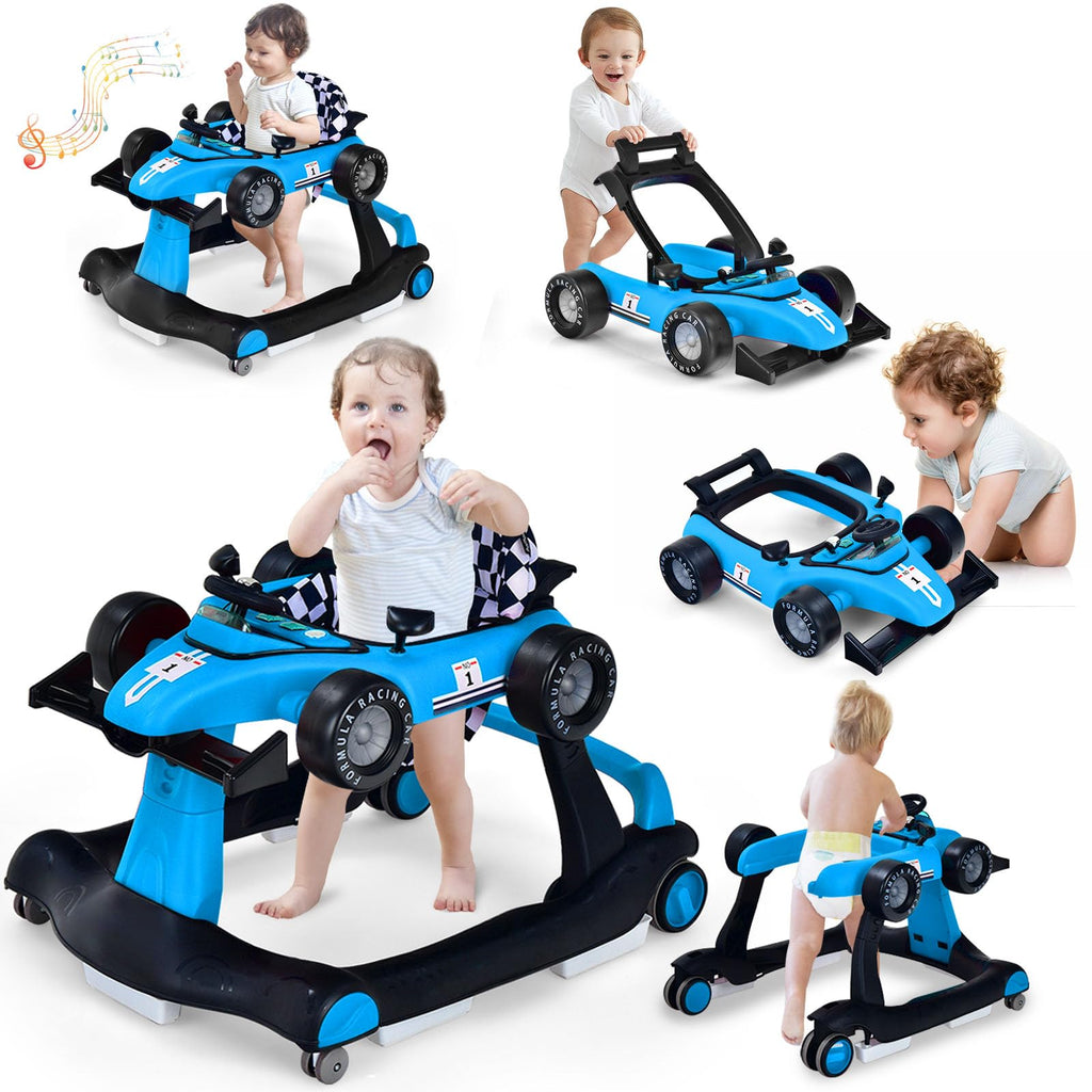 5-in-1 Foldable Baby Walker with Adjustable Height V963810