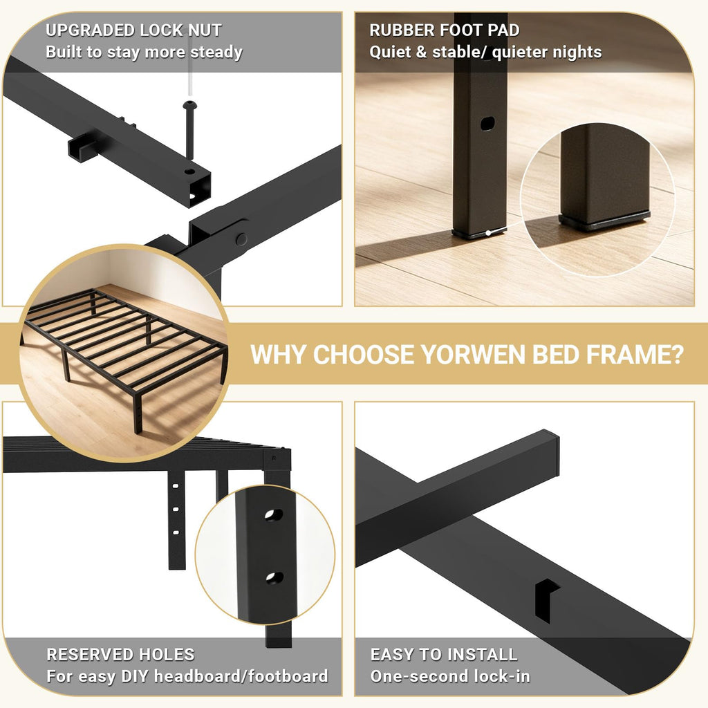 Twin Metal Bed Frame Z2544