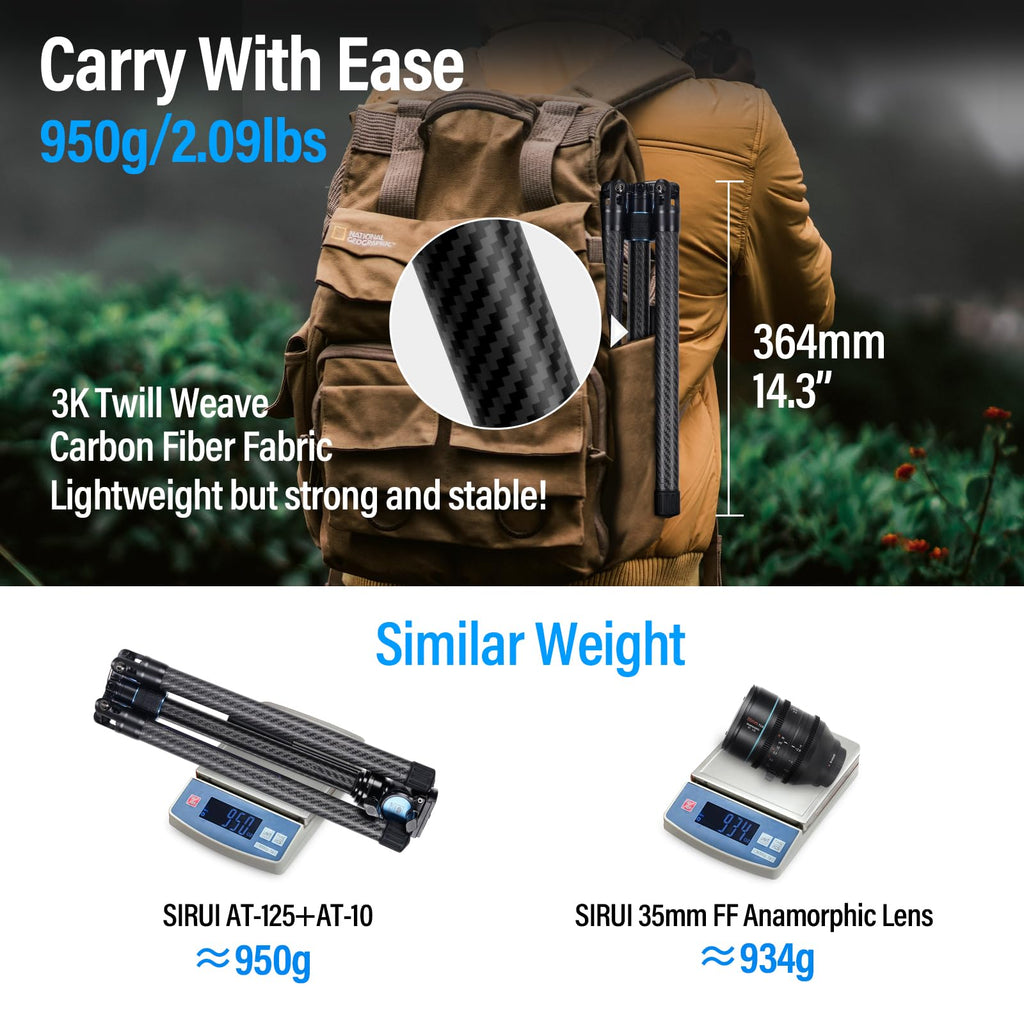 Carbon Fiber Tripod with Panoramic Fluid Head Q805