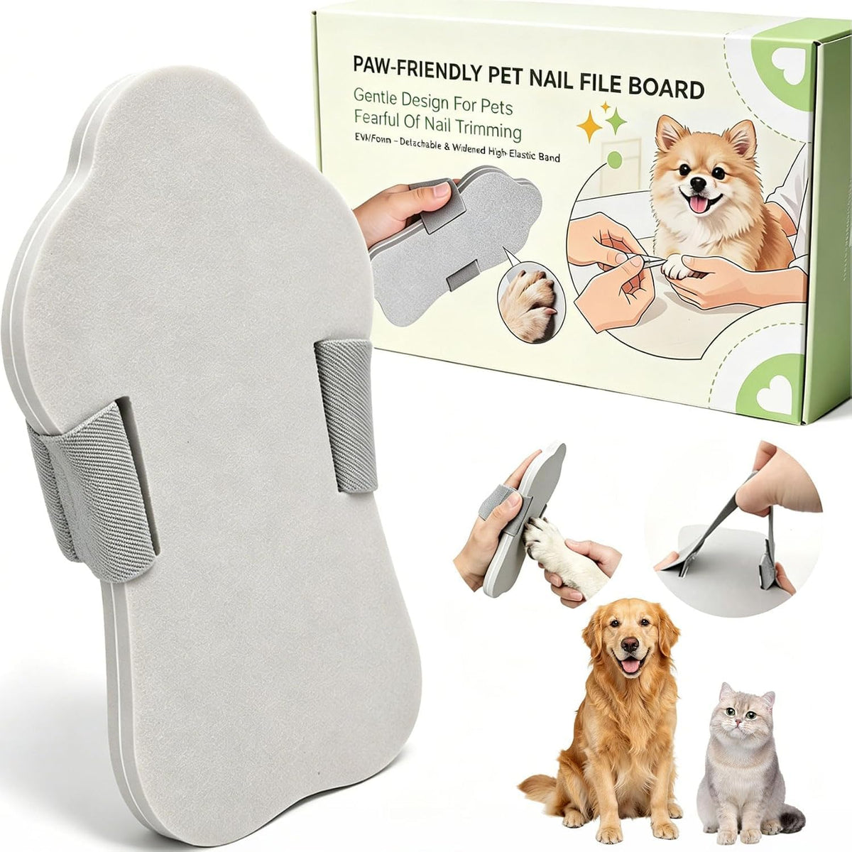 Dog Nail Scratch Board with Hand Strap Y498