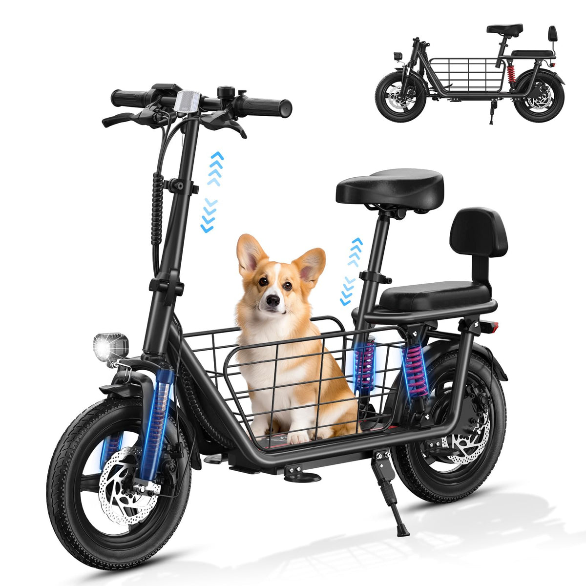 Electric Scooter with Seat K6012