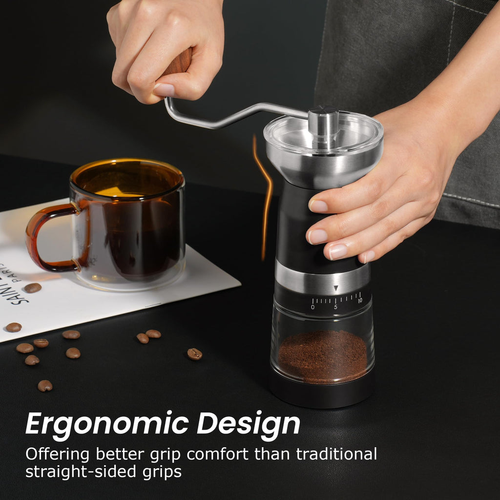 Manual Coffee Grinder Stainless Steel Conical Burr S5421