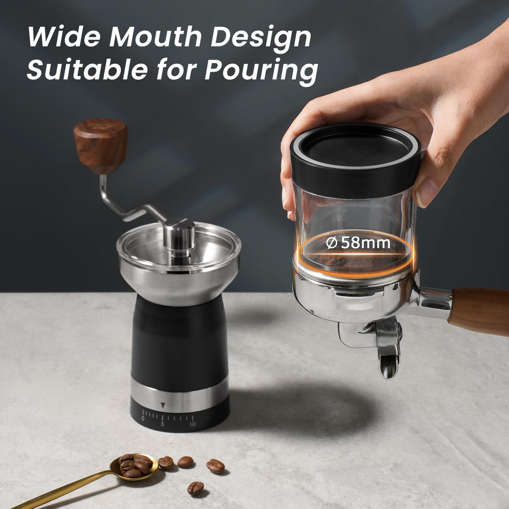 Manual Coffee Grinder Stainless Steel Conical Burr S5421