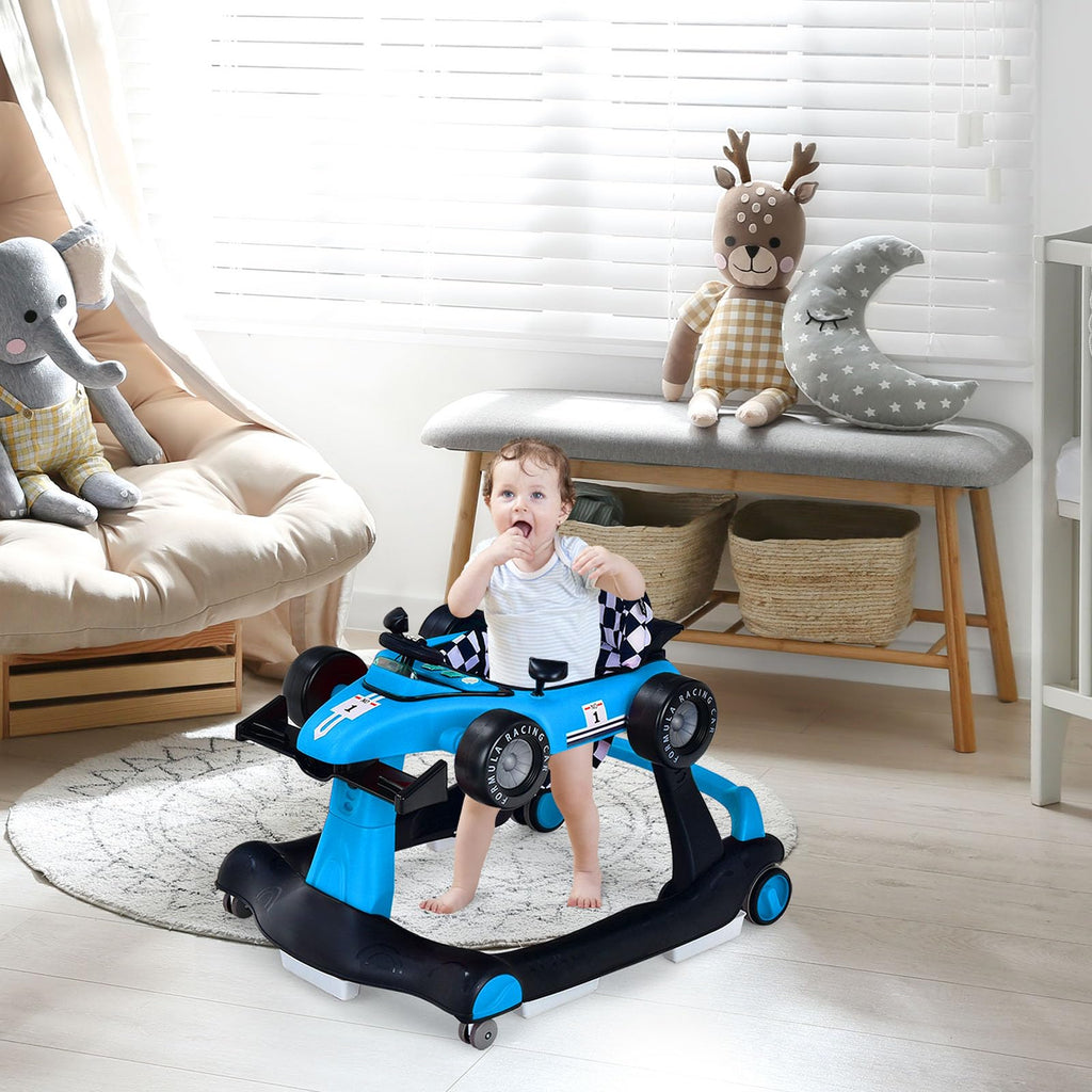 5-in-1 Foldable Baby Walker with Adjustable Height V963810