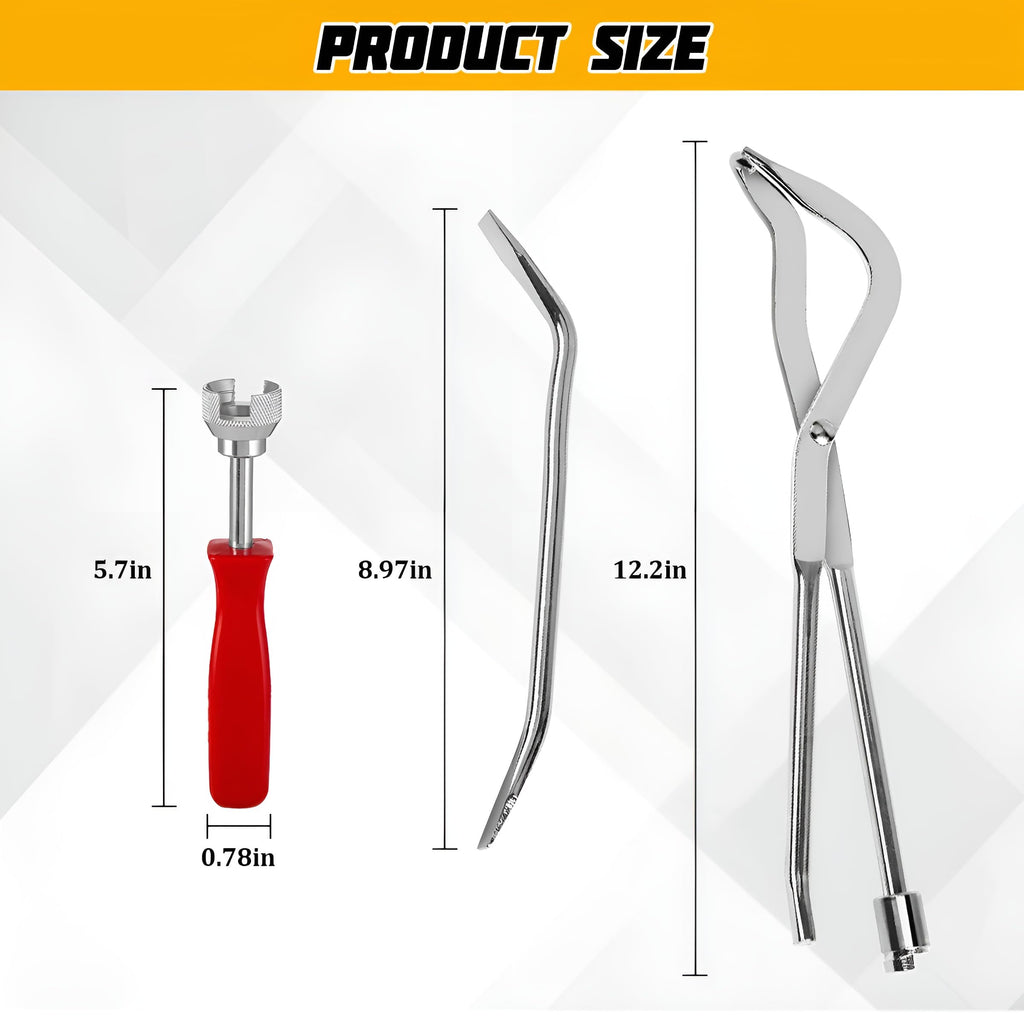3 Pack Forged Carbon Steel Drum Brake Tool Kit E974753