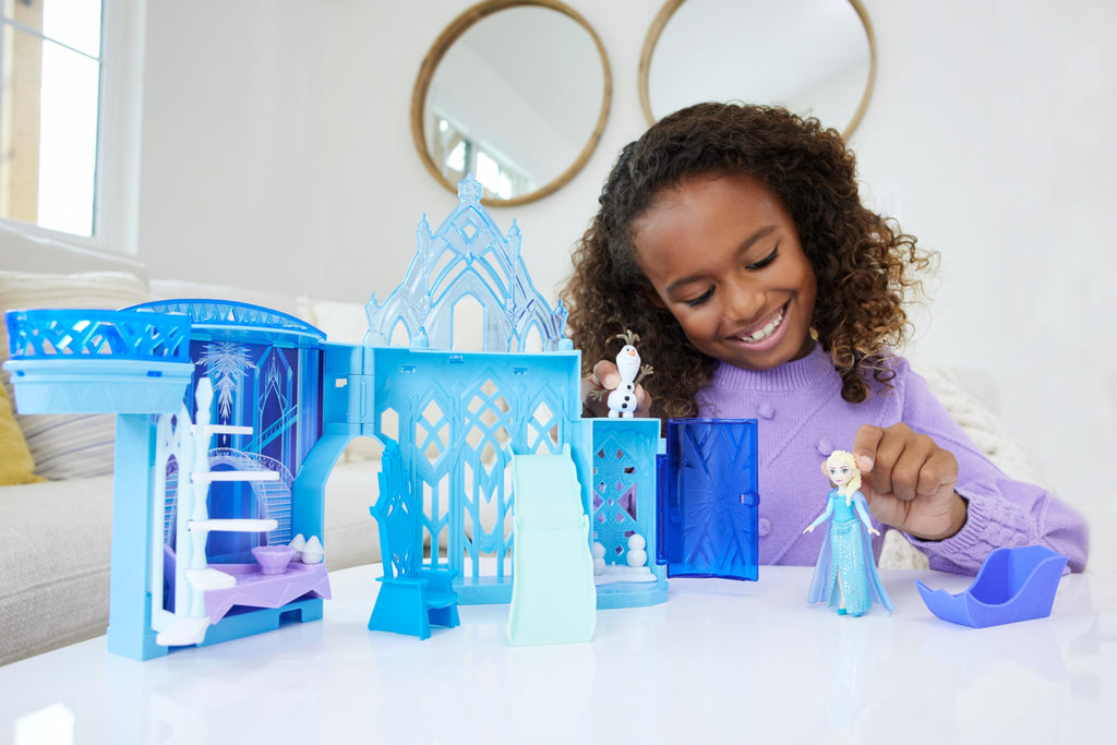 Frozen Castle Doll House Playset with Doll & 8 Accessories S470