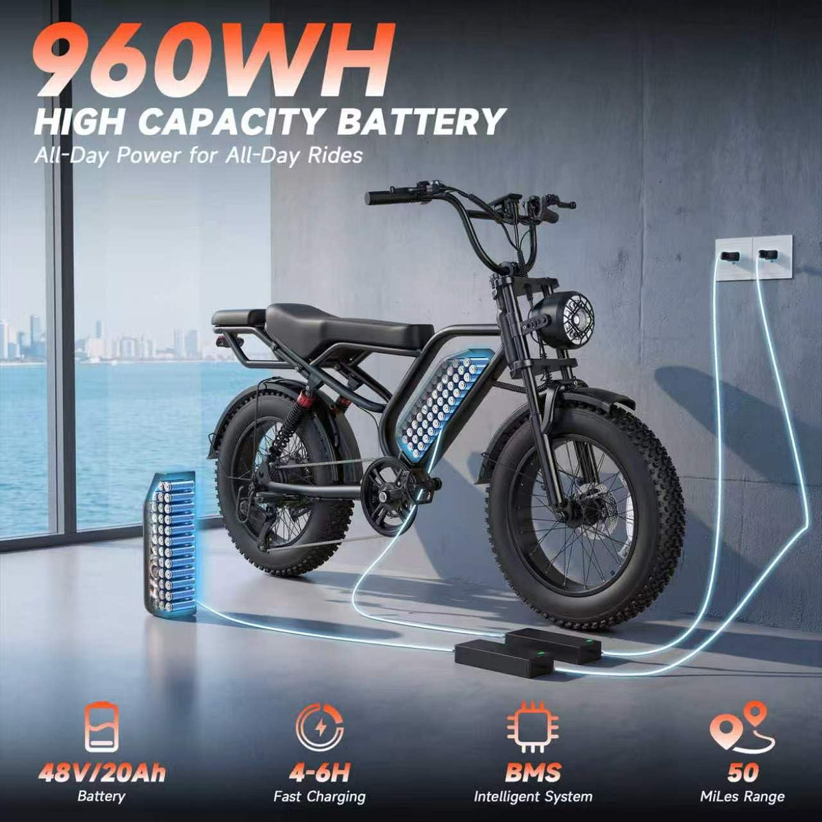 Electric Bike 48V 500W Y410732