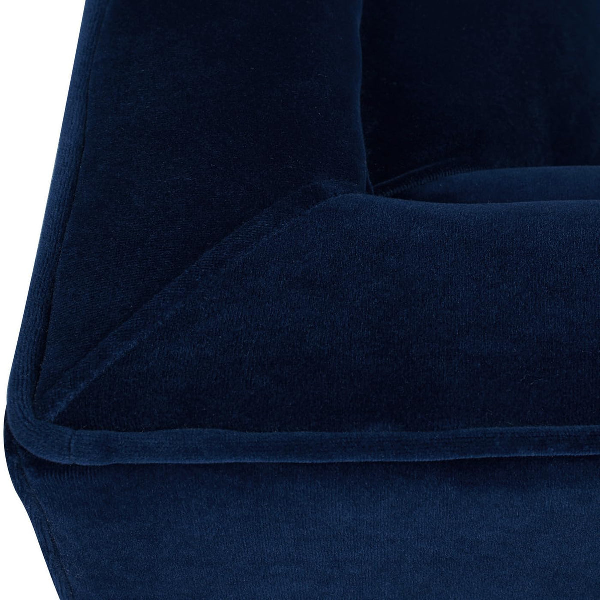 84" Navy Blue Velvet Tufted Sofa E540