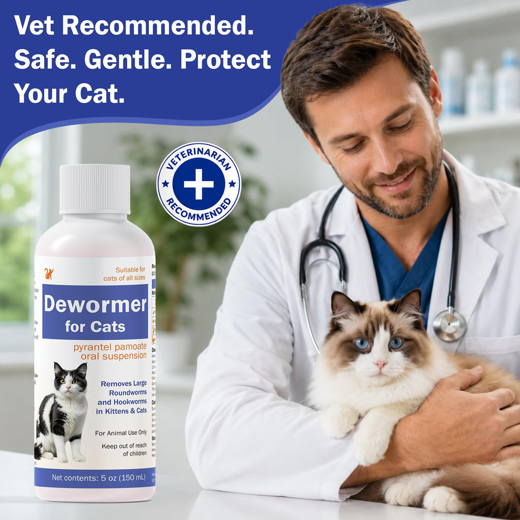 Pyrantel Pamoate Oral Dewormer for Cats & Kittens S479