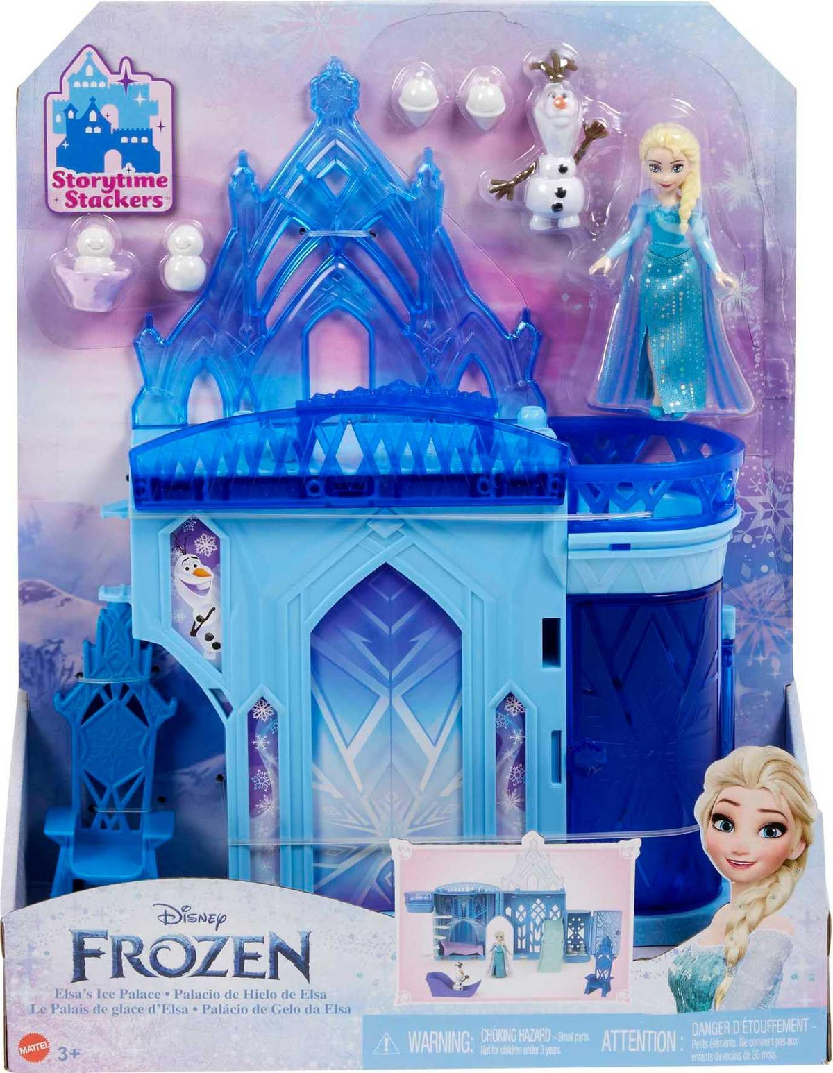 Frozen Castle Doll House Playset with Doll & 8 Accessories S470