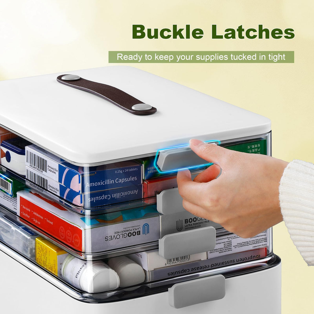 Medicine Cabinet Organizers Storage Box Y95612