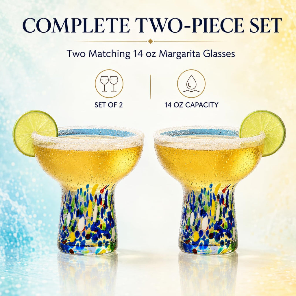 Stemless Margarita Glasses Set of 4 J208