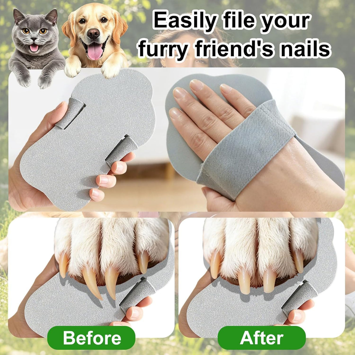 Dog Nail Scratch Board with Hand Strap Y498
