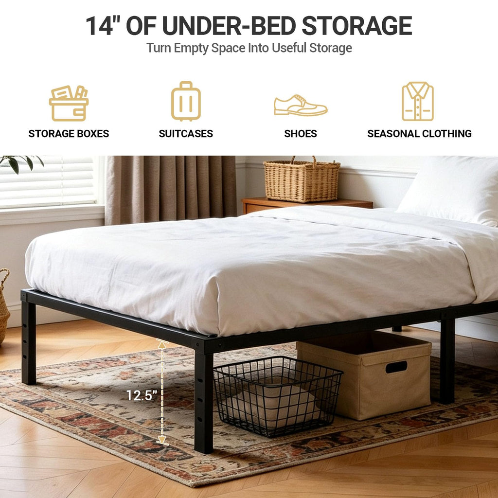 Twin Metal Bed Frame Z2544