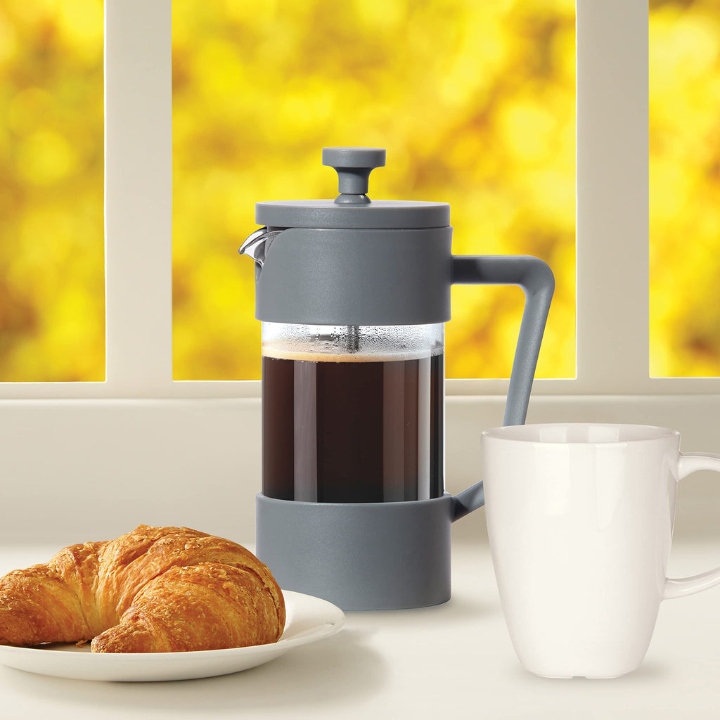 12oz Borosilicate Glass French Press Coffee Maker V7119