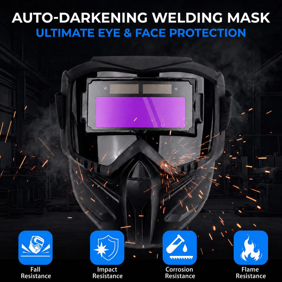 Auto-Darkening Welding Helmet B7825